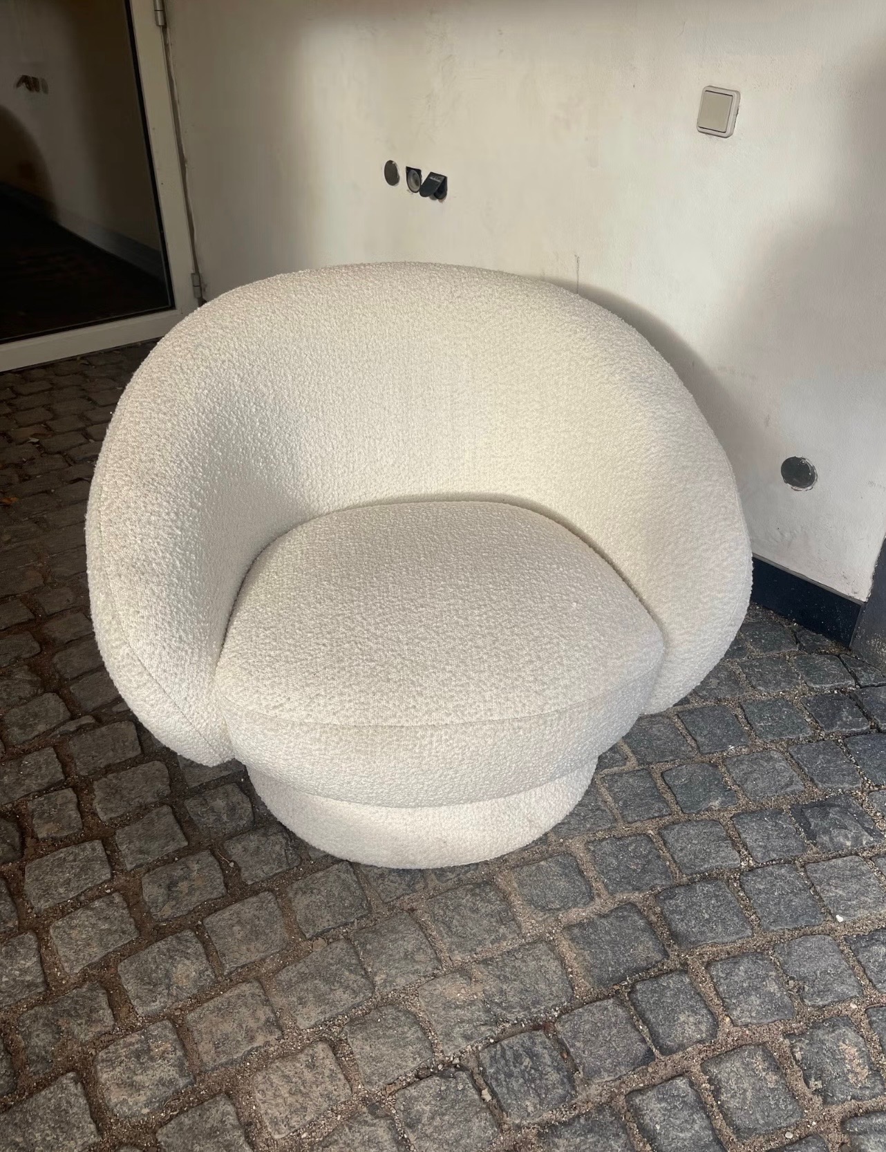 Ted boucle Loungestol – billede 1 af 3